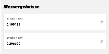Schritt 6: Messergebnisse